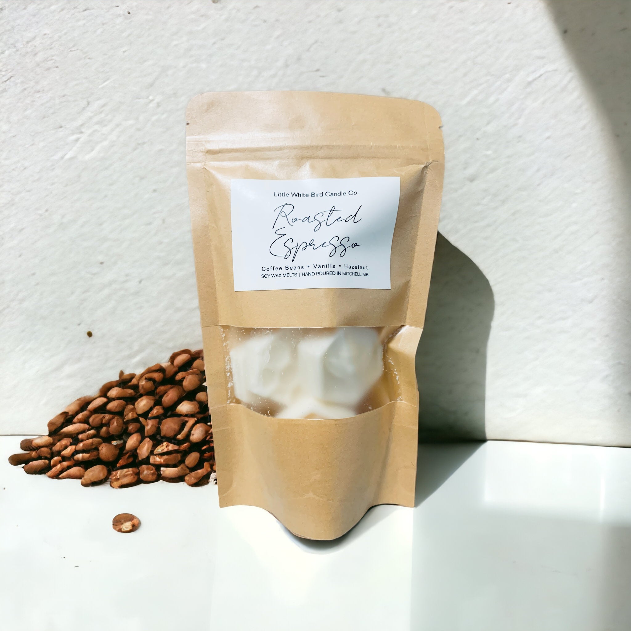 Roasted Espresso Soy Wax Melts • Coffee Beans • Vanilla • Hazelnut