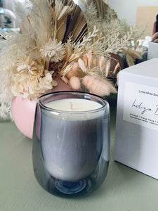 Indigo Bloom Candle • Almond • Ylang Ylang • Patchouli Vanilla