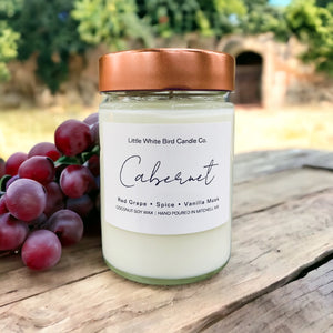 10oz Cabernet Candle • Red Grape • Spices • Vanilla Musk