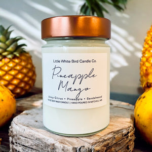 10oz Pineapple Mango Candle • Juicy Citrus • Pineapple • Sandalwood