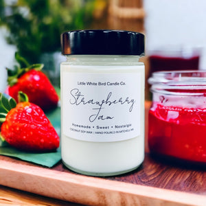 10oz Strawberry Jam Candle • Homemade • Sweet • Nostalgic