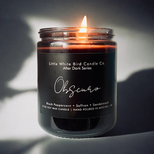 8oz Obscuro Candle • Black Peppercorn • Saffron • Sandalwood