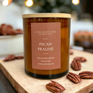 12oz Pecan Praline Candle • Rich • Buttery • Smooth • **Customer Favourite!**