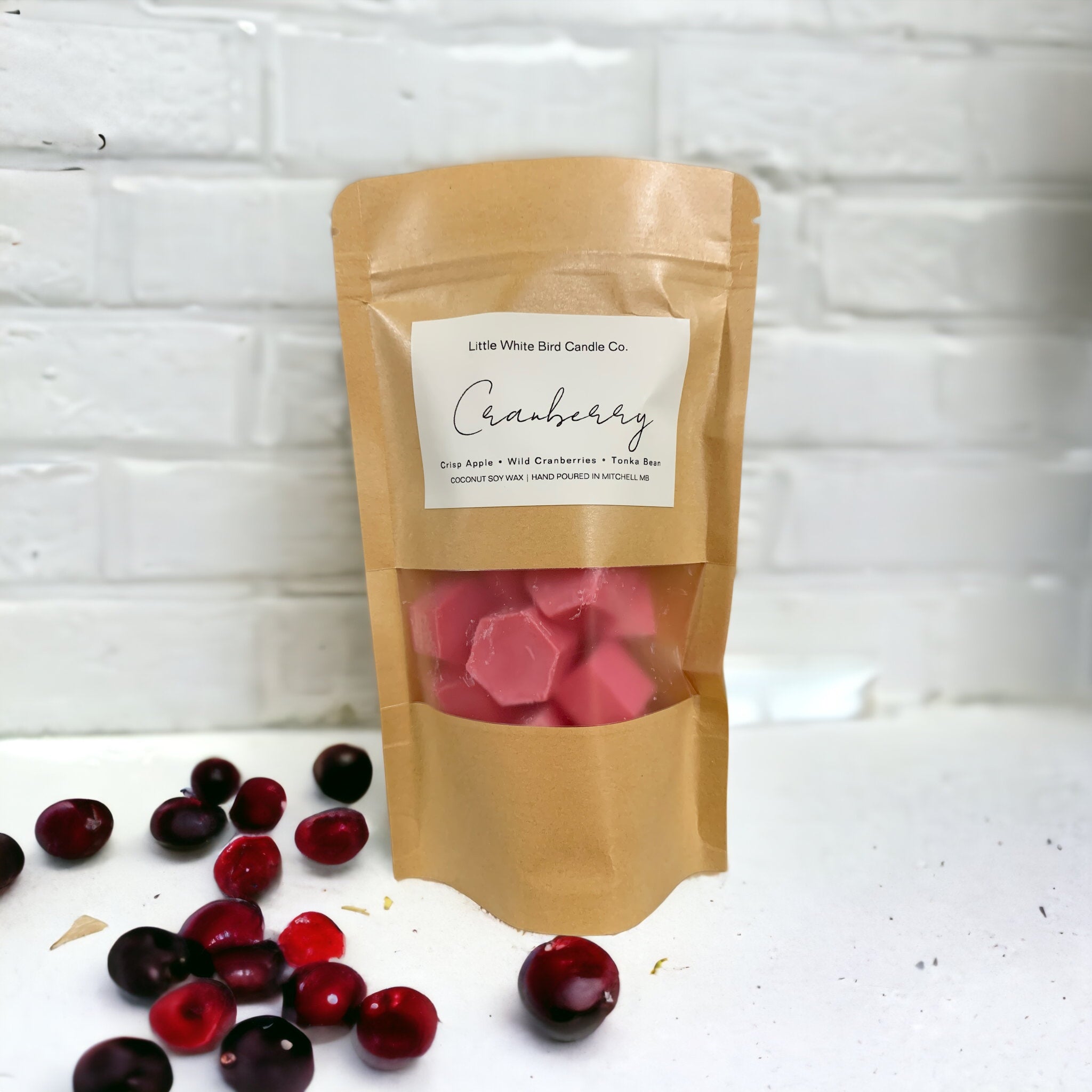 Cranberry Soy Wax Melts • Crisp Apple • Wild Cranberries • Tonka Bean