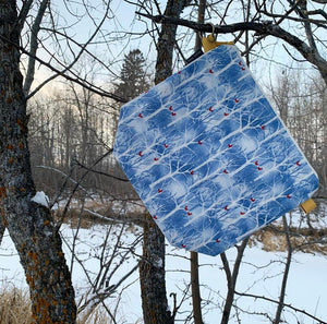 “Free On A Tree” 100% Cotton Batik Project Bag • Winter ‘22 Collection