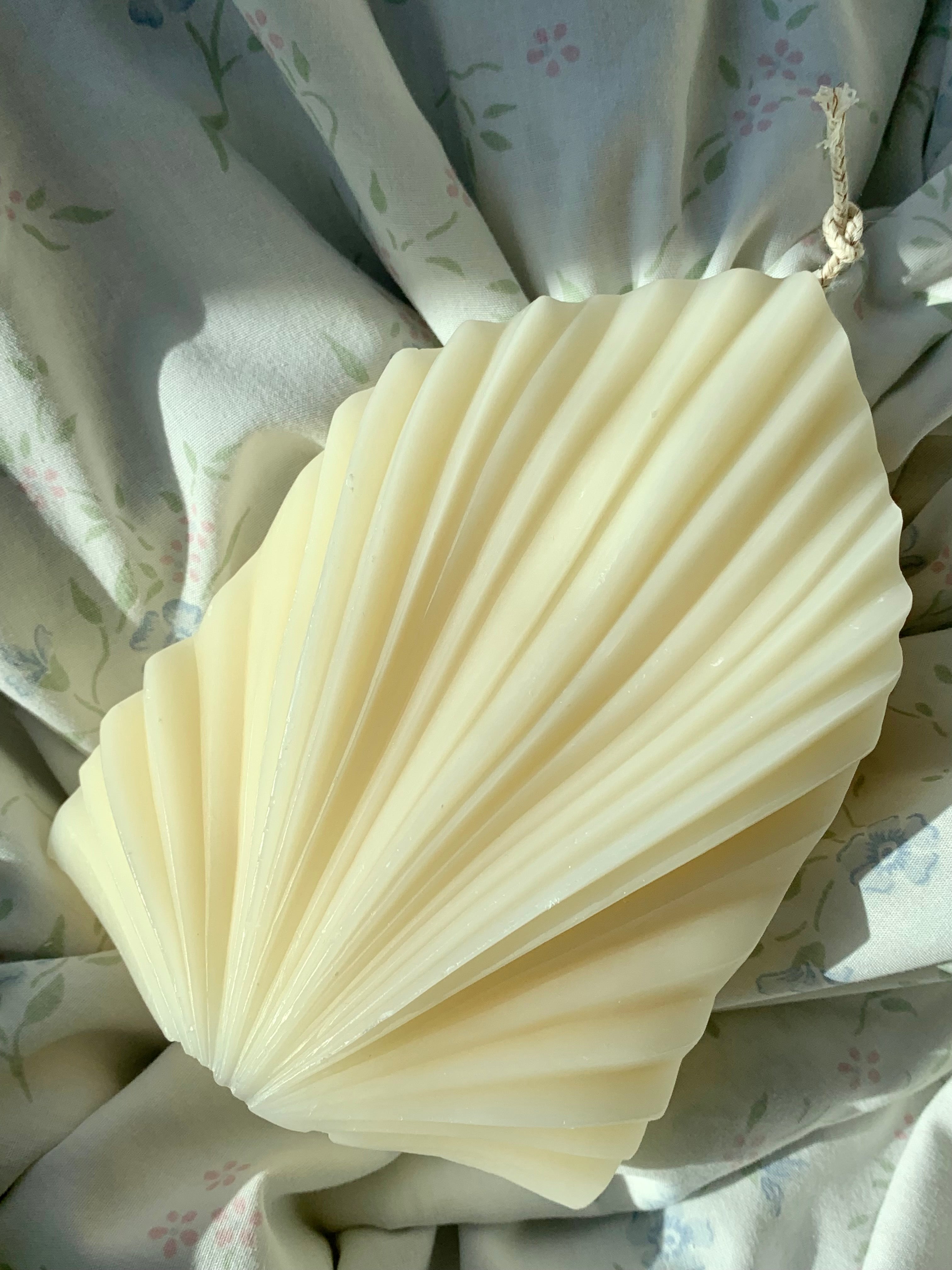 Large Palm Spear Soy Wax Pillar Candle Unscented Aesthetic Decor